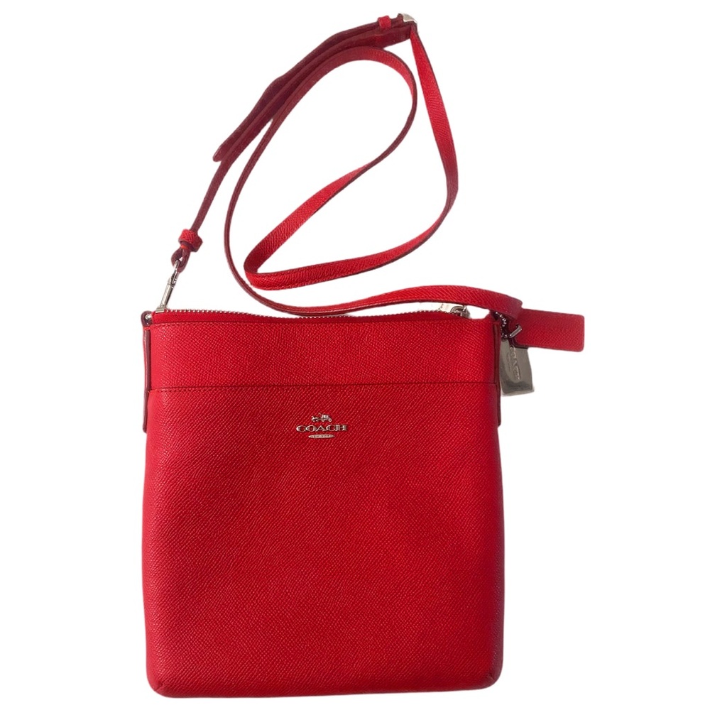 COACH red crossbody bag